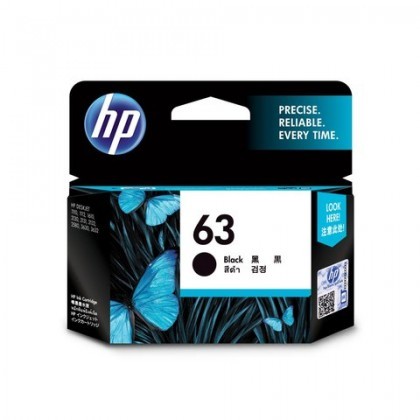 HP 63 Original Ink Black Cartridge With Box